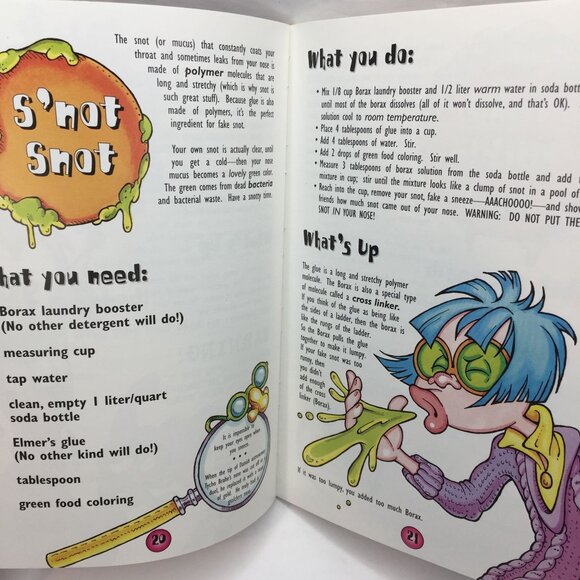 Vtg Lot 2 Kids Books Simple Science Experiments Hands-On Grossology Really Gross - Picture 5 of 12